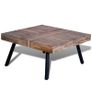 Coffee Table Square Reclaimed Teak Wood Image 6