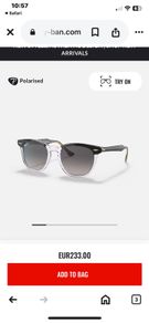 Rayban Hawkeye polarised