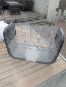Savic Lugano Gerbil Cage 2 Storey Good Condition 30eur was 100