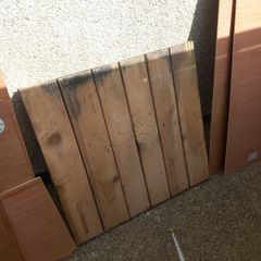 Free firewood and shelving