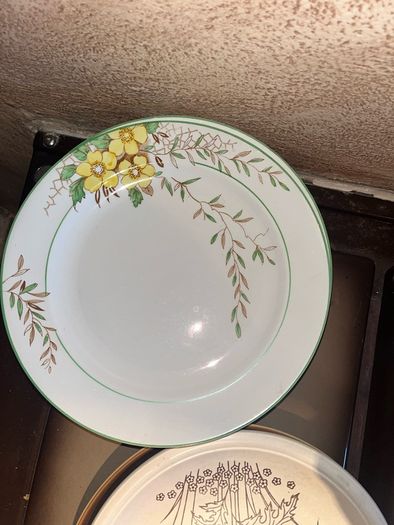 Burgess bros plates and jug