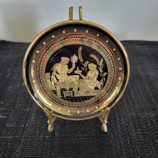 Miniature Greek 24k Gold Dishes/Plates
