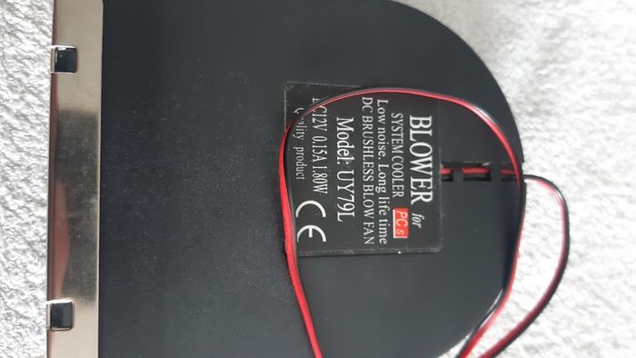 PCI Bracket blower PC fan 12V 0.15A 1.80W