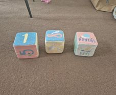 Baby Age Blocks and Blanket