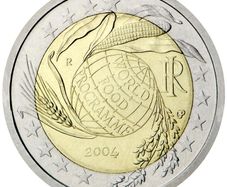 Italy 2 Euro Commemorative Coin 2004 - Fifth Decade of the World Food Programme. Uncirculated.