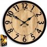 Modernclock (NEW Still in box) 33cm Oak Image 3