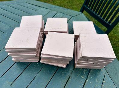 Wincklemans Pink Ceramic Tiles - 10cm x 10cm