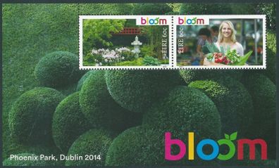 2014 Ireland Bloom Commemorative Stamps Miniature Sheet Mint Never Hinged (MNH)