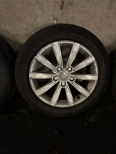 set of Audi wheels