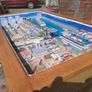 Unique Hand Built Table (With A City Inside) Image 2