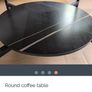 Marble effect coffee table Image 4