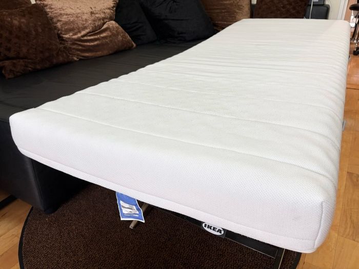 IKEA ASVANG Foam mattress, firm/white, 80x200cm