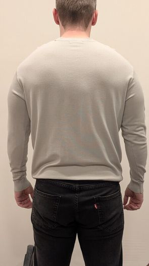 Zara Men's Jumper | Gray | Medium
