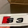 Audi S3 Rear boot badge gloss black Image 3