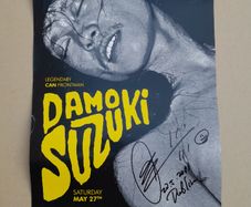Damo Suzuki signed Dublin gig poster CAN rare