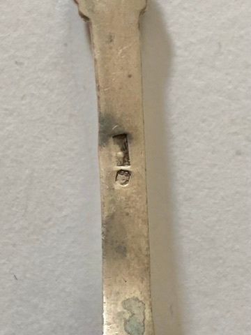 Antique Portuguese Silver Coin Souvenir Spoon