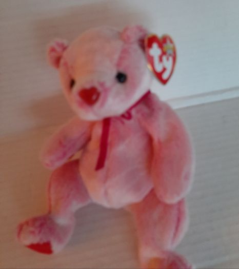 new romance collectable beanie bear with tag