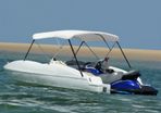 3 Bow Bimini Top White 183x196x137 cm