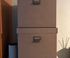 2 storage boxes