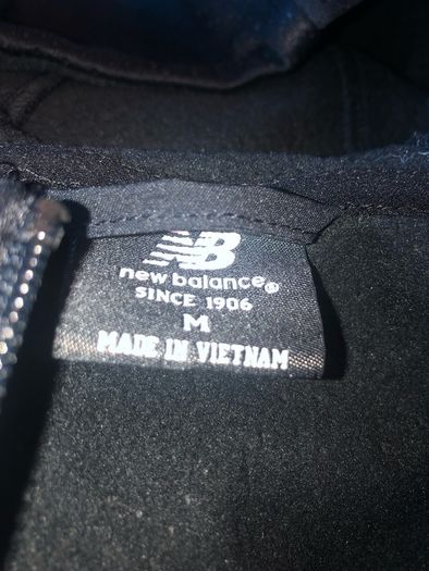 New Balance softshell hoodie running jacket size medium