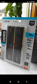 Brand New Pc Ram Crucial Pro Oc 32gb 2x16gb Ddr5 6000mhz Xmp Expo