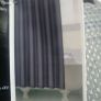 waffle grey shower curtain Image 2