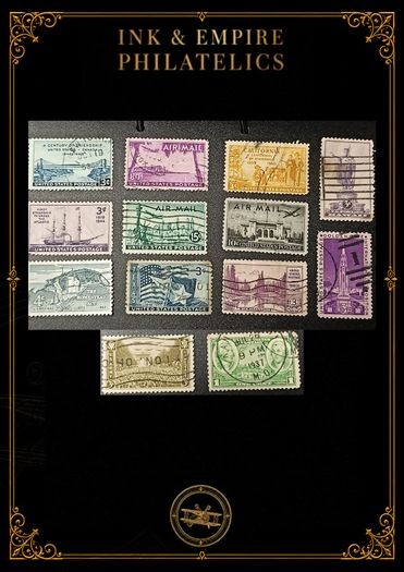 1930s 1960s USA Airmail & Statehood History