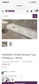 Shower tray