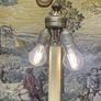 Vintage Ornate Brass Floor Lamp Image 6