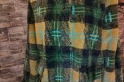Winter Plush Faux fur plaid coat Postage included