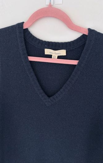 Seasalt Cornwall blue wool vest
