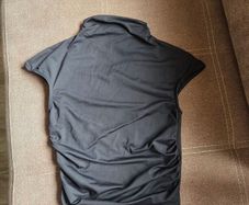 Black sleeveless top, BERSHKA size 8