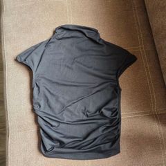 Black sleeveless top, BERSHKA size 8