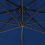 Cantilever Umbrella with Steel Pole 300 cm Azure Blue Image 4
