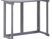 Folding Balcony Table 90x50x74 cm Solid Acacia Wood