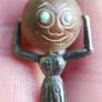 Antique 1918 WW1 Sterling Silver Fumsup Fums Up Touch Wood Wud Good Luck Lucky Charm Fob Image 7