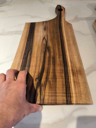 Handmade 65cm Walnut Live Edge Charcuterie Board