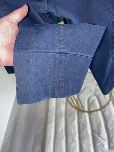 Ladies Navy Cropped Straight Fit Jeans from Robell