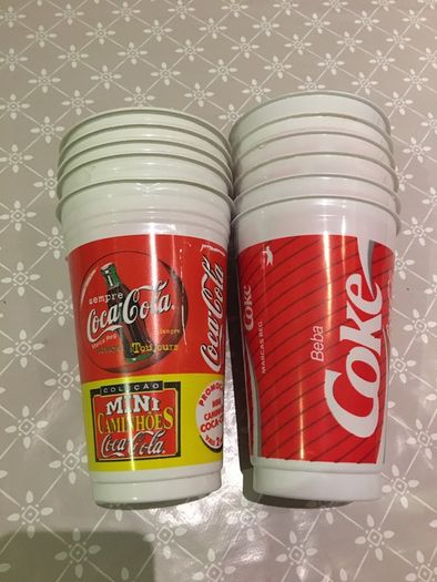Coca Cola Plastic bottles/Beakers/Cups 2 Euro each