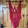 BNWT Beautiful Red Bodysuit / Lingerie size 18/20 (stretchy) Image 10