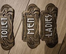 Cast Iron signs