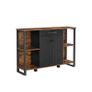 Sideboard, Kitchen Cabinet with Drawer, Side Cabinet with Doors, Multi-Purpose Cabinet, Metal Frame, Cabinet for Living Room, Dining Room, Image 2