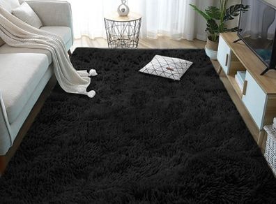 Shaggy Ultra Soft Tie Dye Area Rug White Modern Luxury Rug Plush Fluffy Area Rug Shag Faux Fur Bedroom Rugs For Living Room Baby Crawling Rug 60x90Cm VARIOUS COLOURS AVAILABLE (FREE POSTAGE)