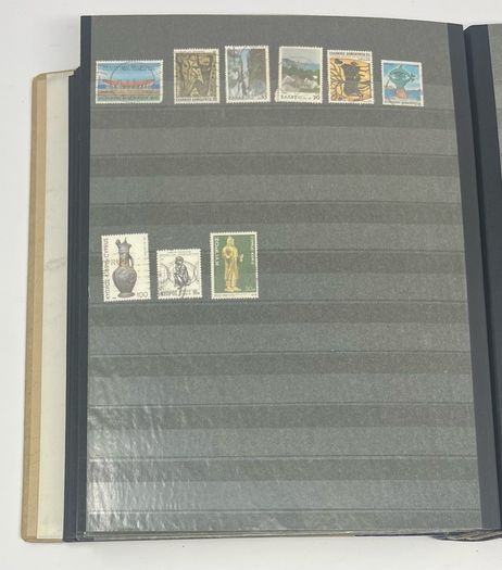 Collection: Cyprus, Greece, Italy and San Marino Stamps both mint an commemorative stamps on 41 pages
