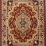 Living Room Rug Modern Vintage Oriental Pattern - Large Size Bedroom Rug with High Pile - Carpets Rugs for Living Room and Bedroom - Rug - Brown 200 x 300 cm Image 2