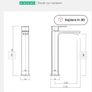 Eliseo Ricci brushed brass tap Image 8