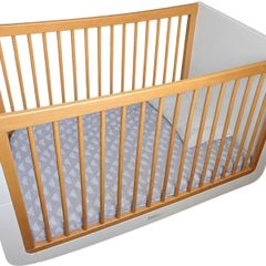 Snuz baby cot with mattress 120x60