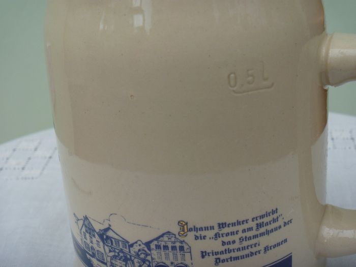 Kronen 0.5 Litre Beer Stein/mug