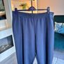 Ladies Anthology Navy Barrel Leg Joggers Image 5