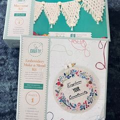 Makrame and hand stiching set
